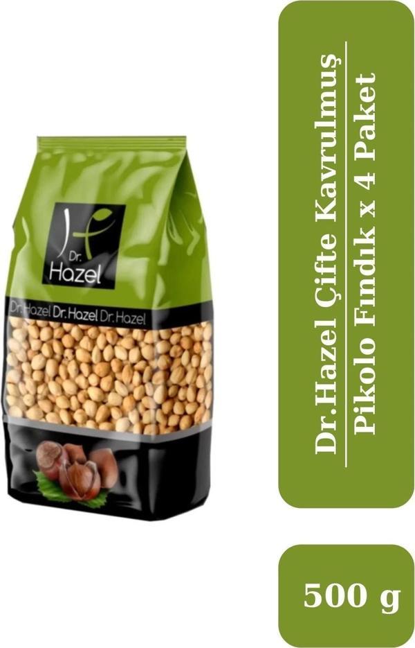 Drhazel Çifte Kavrulmuş Pikola Fındık 500 g x 4 Paket - Image 1