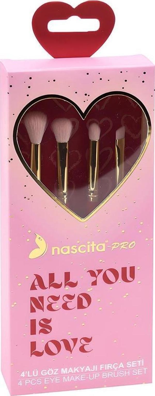 Nascita Love 4lü Göz Makyajı Fırça Seti - 114 - Image 1