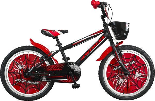 20 Jant Wimexs 6-10 Yaş Siyah Kırmızı Çocuk Bisikleti - Image 1
