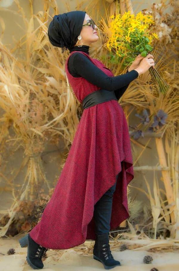 Bordo Siyah Yelek - Image 1