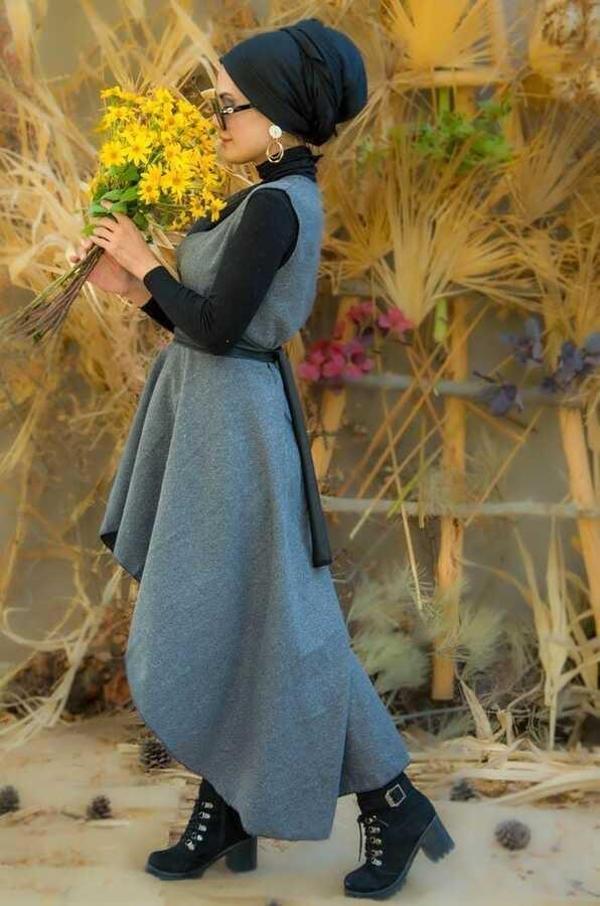 Gri Balıksırtı Yelek - Image 1