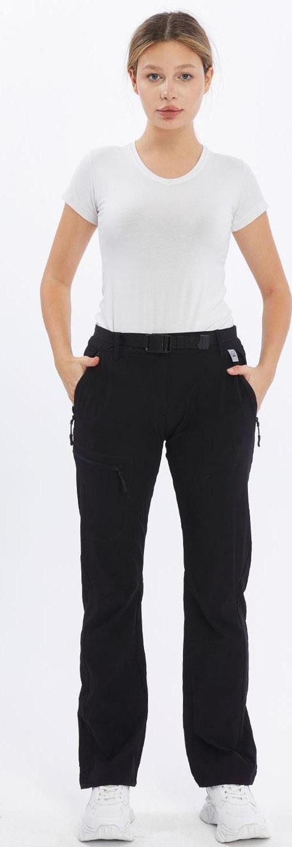 Mapamyumco Quick Dry Kadın Trekking Pantolon-SİYAH - Image 1