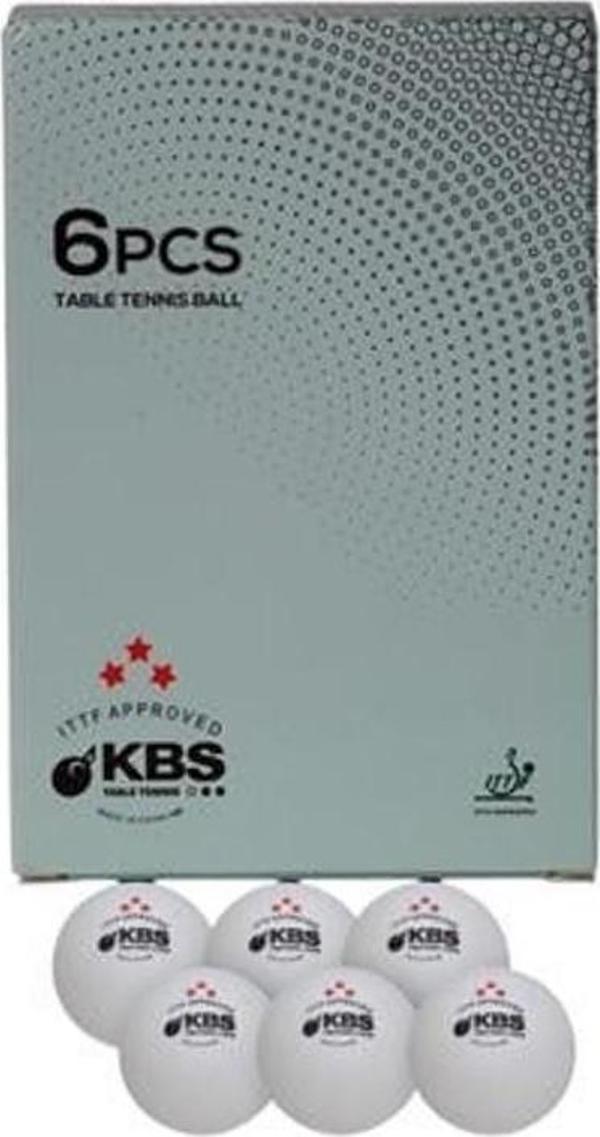 Kbs 6 Pro Ball ITTF Onaylı Masa Tenisi Maç Topu - Image 1