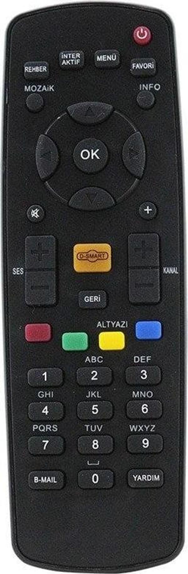 D-Smart Kare RS-803 Uydu Alıcı Kumandası - Image 1