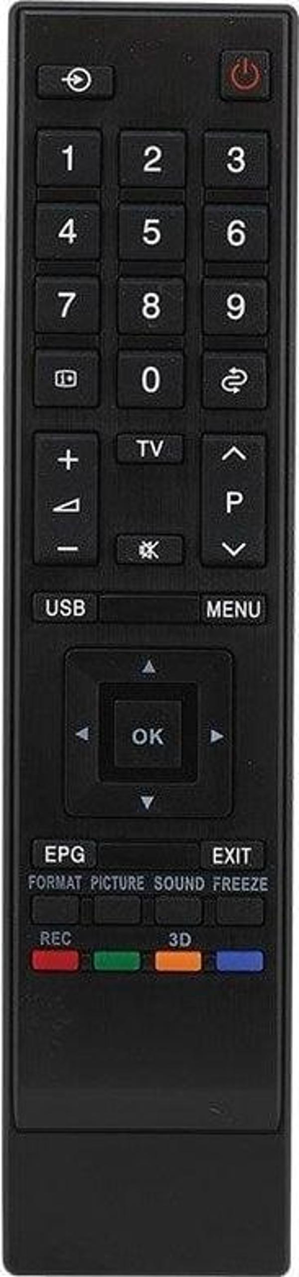 Toshiba RM-L1106 3D Lcd-Led Tv Kumandası - Image 1