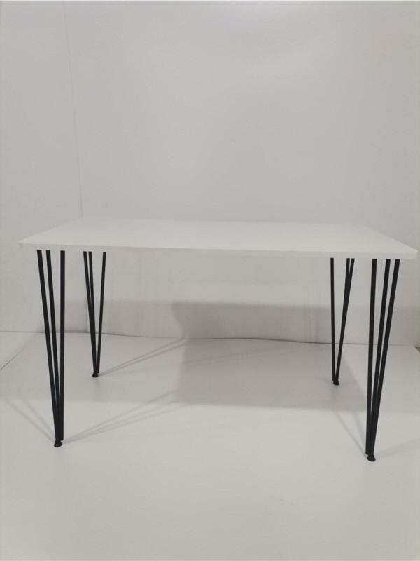Bambeds Mobilya 60x120 Dekoratif Mutfak Masası Yemek Masası Çalışma Masası Bilgisayar Masası Beyaz - Image 1
