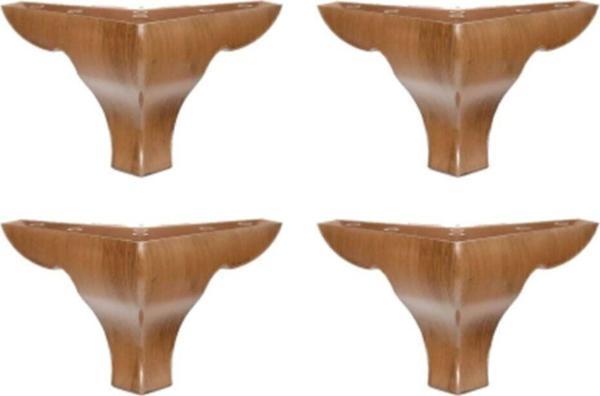 14 Cm Nehir Ahşap Desenli Plastik Mobilya Ayağı (4 Lü)  - Image 1