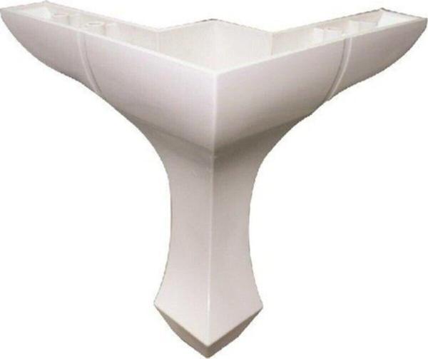 Mobilya Ayağı Plastik Lukens Beyaz 14 Cm 4'lü - Masa Ayakları - Tek Ebat  - Image 1
