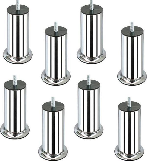12 Cm Baza Ayağı Koltuk Ayağı Kanepe Ayağı Civatalı 3-8" (kalın Diş) (8 Adet)  - Image 1