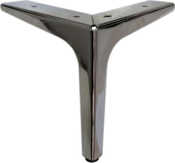 15 Cm Elegance Lüks Metal Mobilya Koltuk Baza Ayağı Gümüş  - Image 1