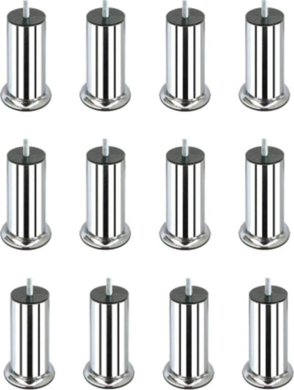 12 Cm Baza Ayağı Koltuk Ayağı Kanepe Ayağı Civatalı 3-8" (kalın Diş) (12 Adet)  - Image 1