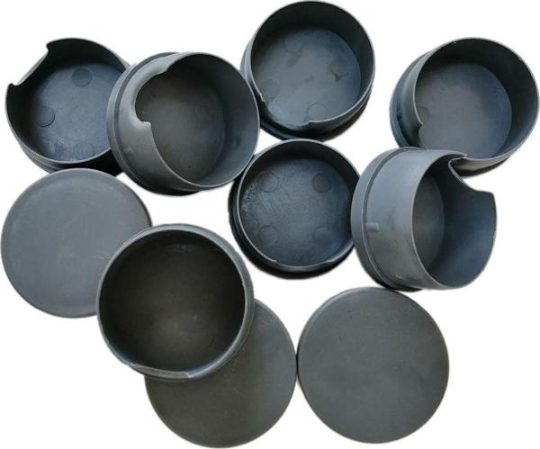 42 Lik Boru Için Plastik Yuvarlak Içe Geçme Profil Tapası Gri (100 Adet)  - Image 1