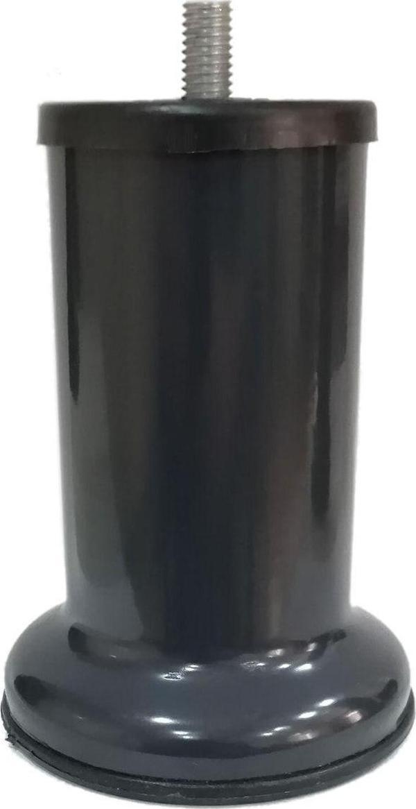 Baza Ayağı Koltuk Ayağı Kanepe Ayağı Antrasit Gri 10 cm (m8 Ince Dişli)  - Image 1