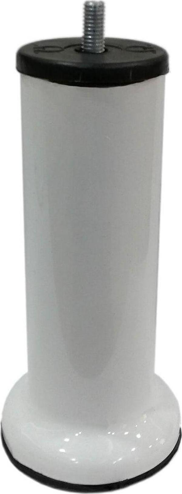 Mobilya Baza Ayağı 15 Cm Beyaz M8 Ince Diş  - Image 1