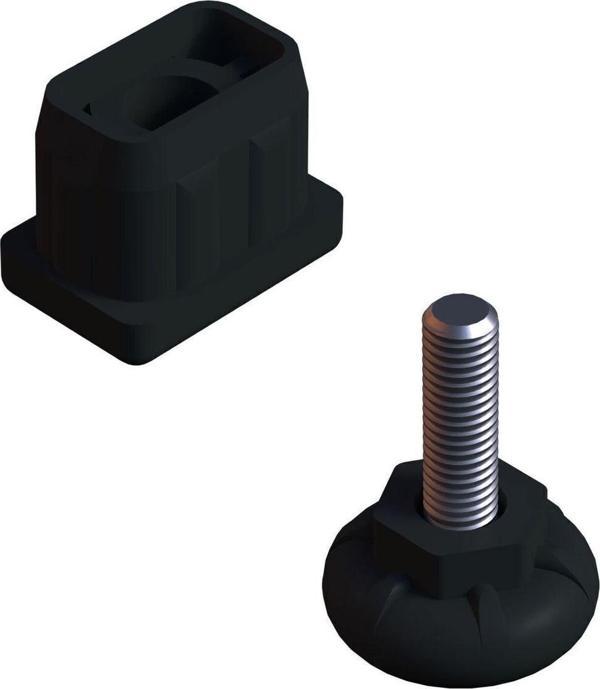 20x30 Rotil Ayak Takımı (siyah)  - Image 1