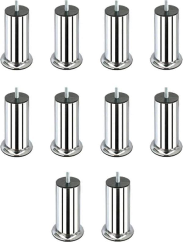10 Cm Baza Ayağı Koltuk Ayağı Kanepe Ayağı Civatalı M8 (ince Diş) (10 Adet)  - Image 1
