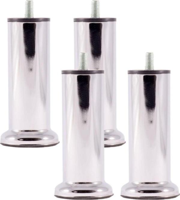 15 Cm Baza Ayağı Koltuk Ayağı Kanepe Ayağı Civatalı 3/8" (kalın Diş) (4 Adet)  - Image 1