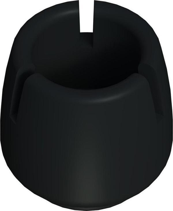 Sessiz Tip Sandalye Pabucu Masa Sandalye Zemin Koruyucu 25 Mm - 32 Mm (4 Adet) Siyah - Image 1