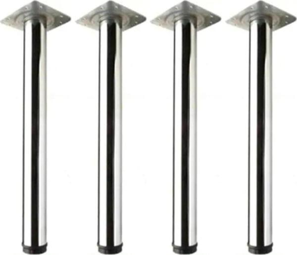 60'lık Krom Kaplama Parlak Metal Masa Ayağı 71 Cm (4'lü)  - Image 1