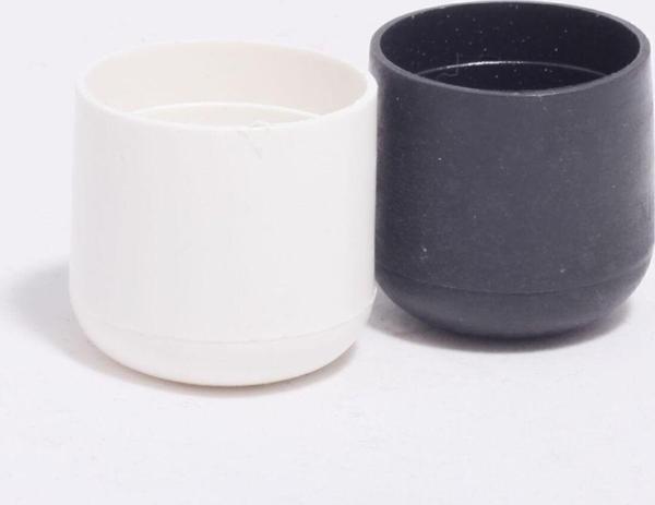 Plastik Sandalye Profil Ayak Pabucu 19'luk 20'li Siyah - Image 1