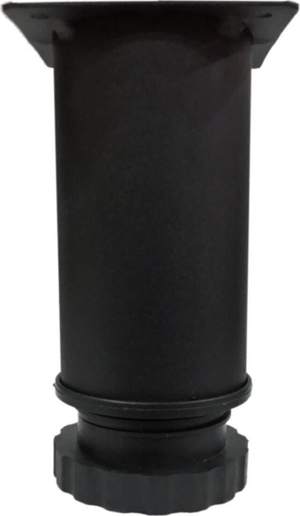 Tablalı Metal Dolap Masa Koltuk Kanepe Ayağı Çap: 60 Mm 12 Cm Texture Siyah  - Image 1