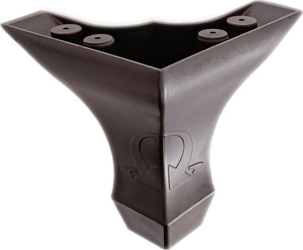 8 Cm Koç Lükens Dekoratif Mobilya Ayağı Siyah - Image 1