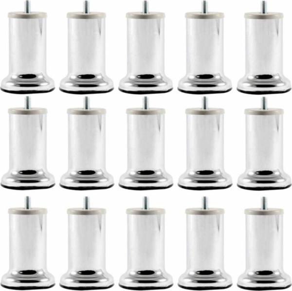 15 Cm Metal Baza Ayağı M8 Ince Diş (15 Adet)  - Image 1