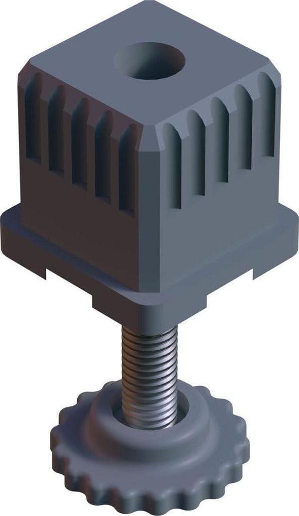 30x30 Gizli Ayarlı Rotil Ayak Takımı (Gri)  - Image 1