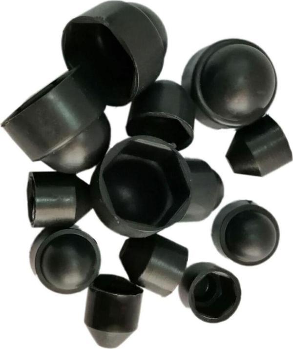 M12 Plastik Somun Gizleyici Kapağı Siyah (10 Adet)  - Image 1