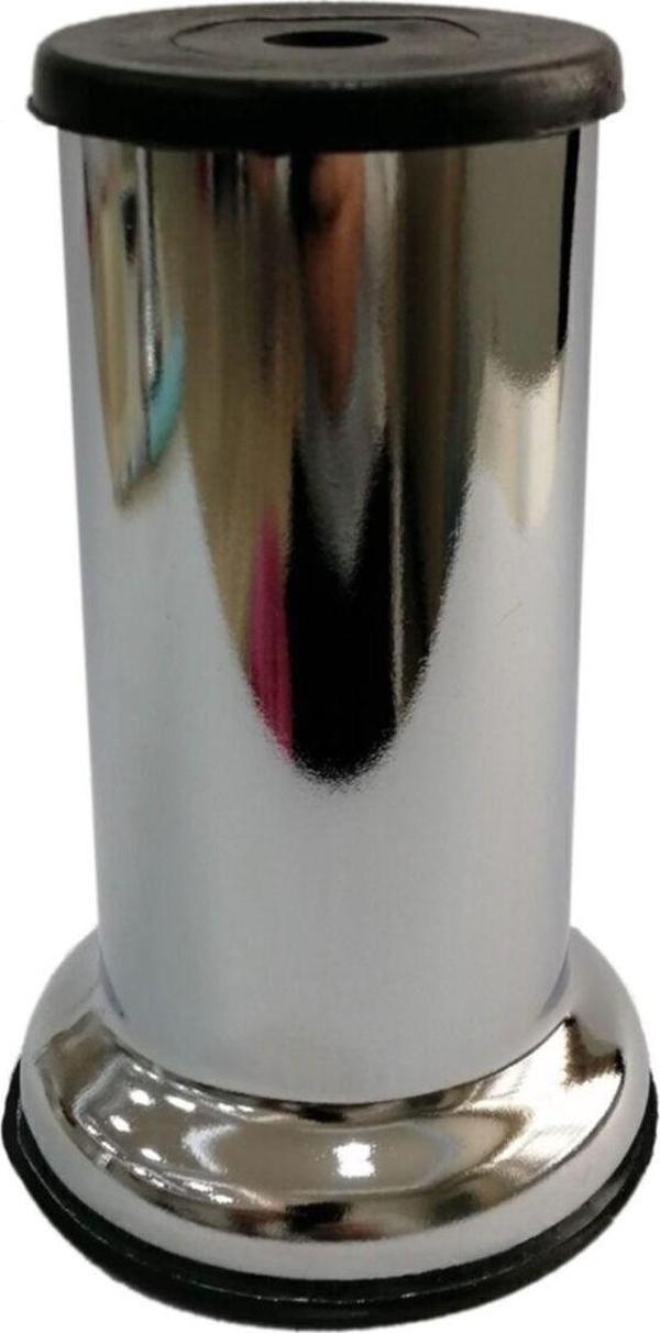 Somunlu Kromajlı Metal Baza Ayağı M8 Ince Dişli 12 Cm  - Image 1
