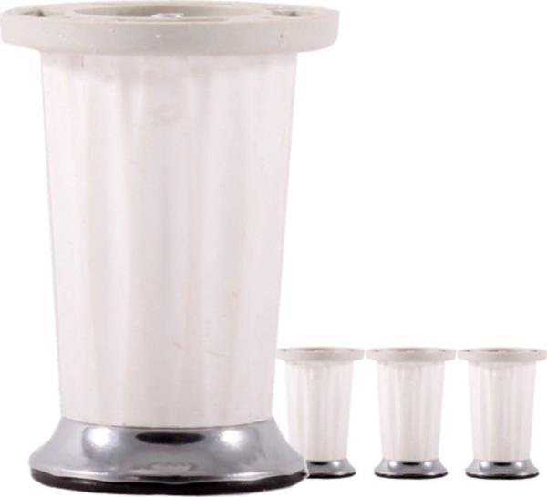 Beyaz 10 Cm A2 Plastik Mobilya Baza Sehpa Ayağı (4 ADET)  - Image 1