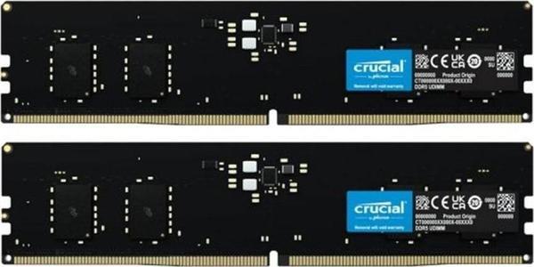 Crucial 32GB (2x16GB) 5600MHz DDR5 CL46 Masaüstü Ram CT2K16G56C46U5 - Image 1