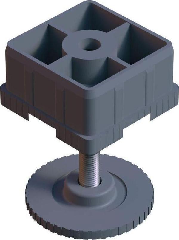 60x60 Gizli Ayarlı Rotil Ayak Takımı (gri)  - Image 1