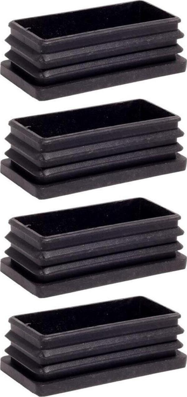 50x100 Mm Plastik Dikdörtgen Içe Geçme Profil Tapası (kutu) (4 Adet)  - Image 1