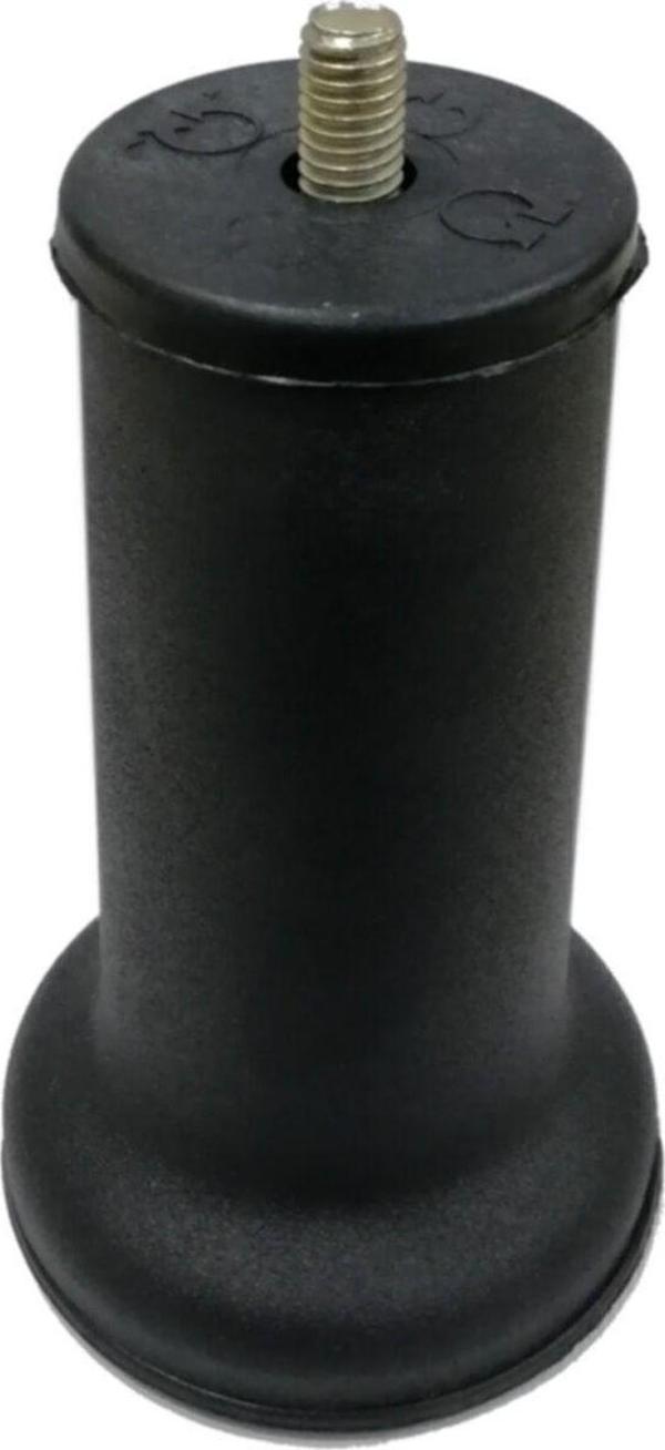Mobilya Baza Ayağı 12 Cm Texture Siyah 3/8" Kalın Diş  - Image 1