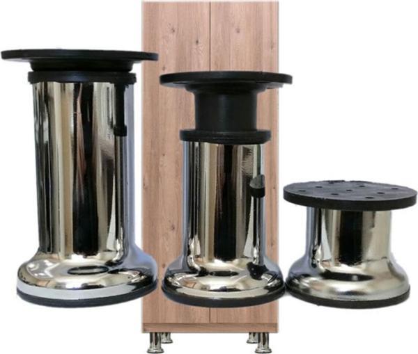 Ayarlı Metal Dolap Vestiyer Komidin Baza Ayağı - 5 Cm (4 ADET)  - Image 1