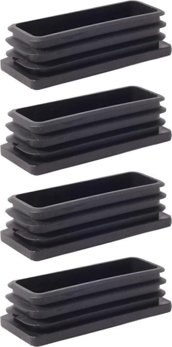 40x100 Mm Plastik Dikdörtgen Içe Geçme Profil Tapası (kutu) (4 Adet).  - Image 1