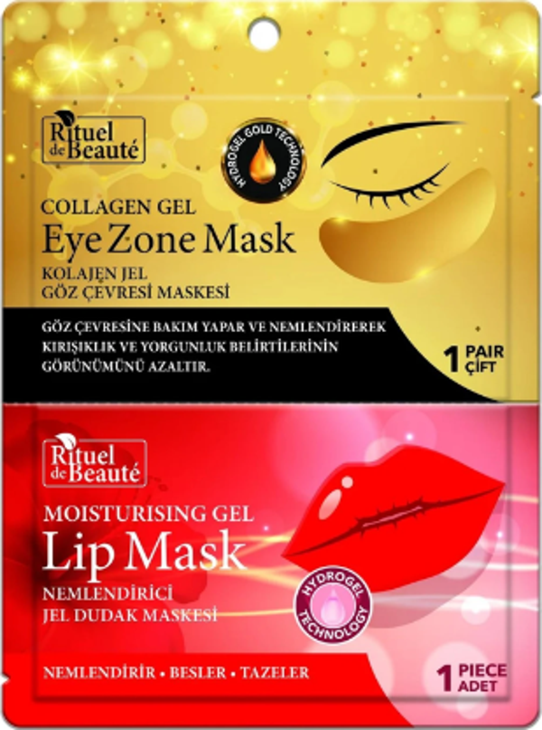 Rituel De Beaute Göz&Dudak Jel Maske Seti - Image 1