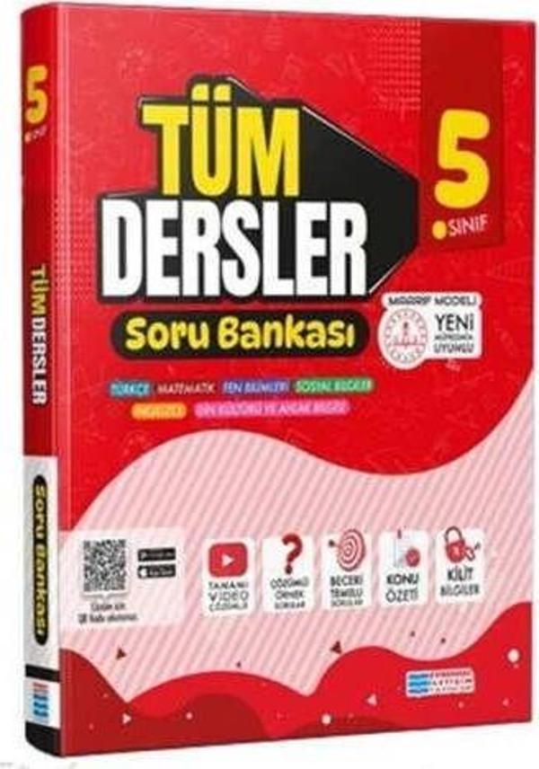 5. Sınıf Tüm Dersler Soru Bankası Evrensel İletişim - Evrensel İletişim Yayınları - Image 1