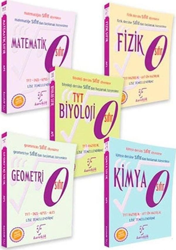 Karekök Yayınları TYT 0 Seti 5 Kitap Set - Karekök Eğitim Yayınları - Image 1