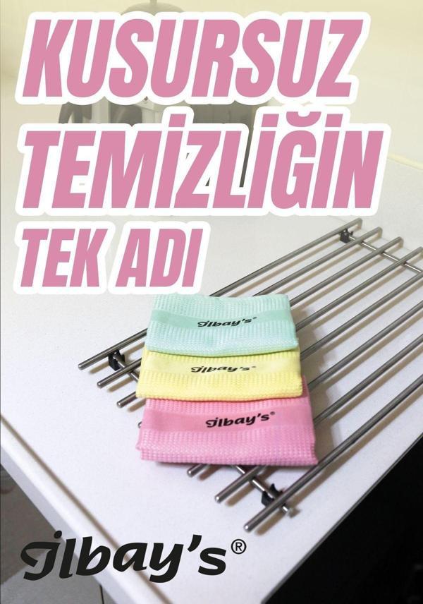 İlbay's Baskılı 3'lü Mikrofiber Temizlik Bezi - Image 1