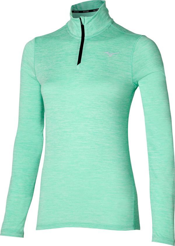Impulse Core Kadın Uzun Kollu Yarım Fermuarlı Sweatshirt Yeşil - Image 1