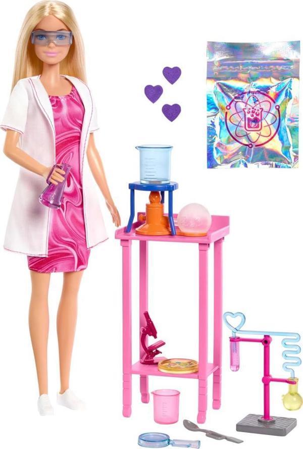 Barbie Kariyer Oyun Setleri Bilim Uzmanı ve Aksesuarları JCR70 - Image 1