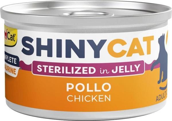 GimCat Shinycat Jelly (Jöle İçinde) Tavuklu Kısır Kedi Konservesi 70Gr - Image 1
