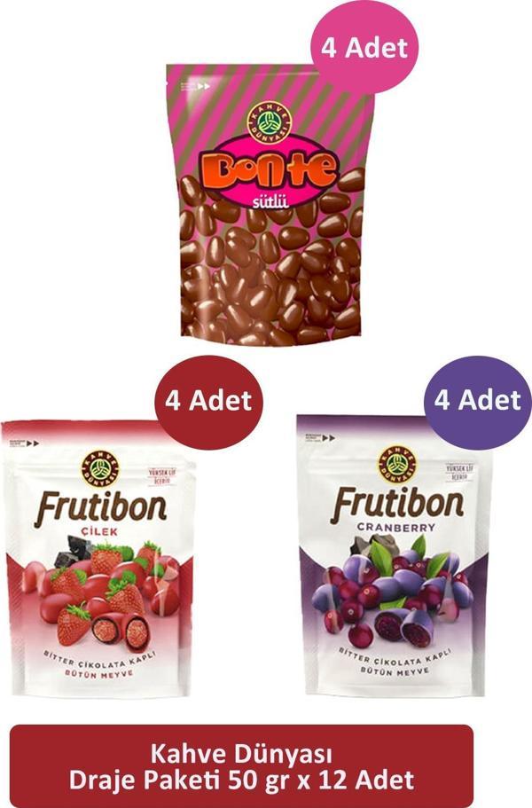 Kahve Dünyası Draje Paketi 50 GR x 12 Adet - Image 1