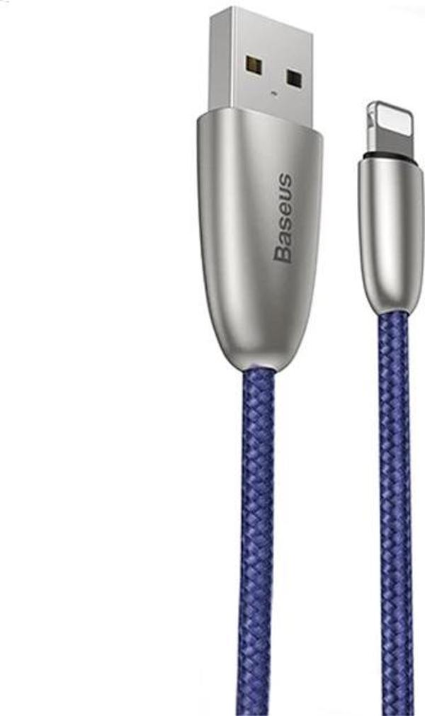 Baseus Torch Lightning Şarj Kablosu Mavi 2M - CALHJ-B15 - Image 1