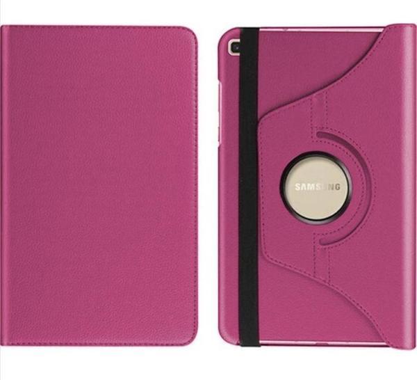 Samsung T290 Tab A 8 inç 360 Derece Dönebilen Kılıf - Pembe - Image 1