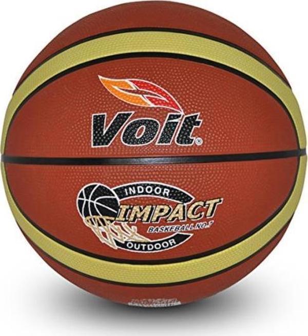 Voit Impact Basketbol Topu No:6 Kahve-Beyaz - Image 1