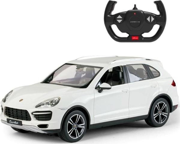 Rastar 1:14 Uzaktan Kumandalı Araba Porsche Cayenne Turbo 2.4 Ghz Işıklı Beyaz - Image 1