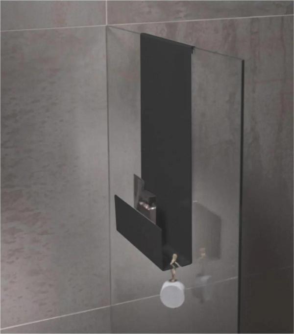Modern, Estetik Ve Minimalist Tasarım Metal Asma Duş Rafı,modern Metal Duş Rafı - Image 1